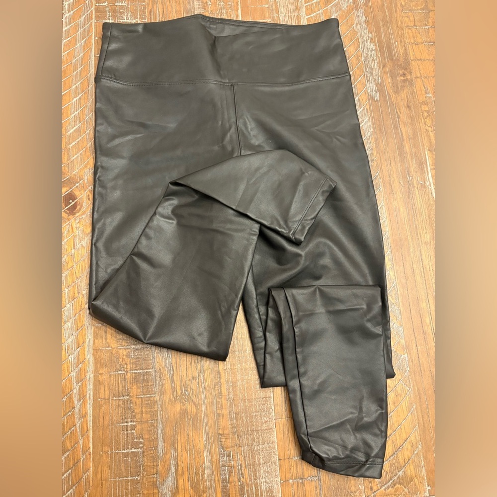 American Eagle Faux leather leggings